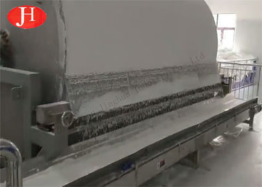 고구마 전분 가공을 위한 회전하는 드럼 진공 여과기 기계