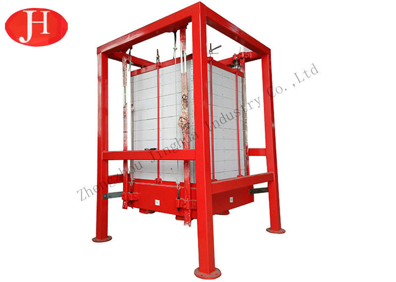 4 Bin Sago Sifter 카사바 전분 기계 10t/H Sago 전분 생산 라인