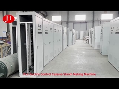 스테인리스 스틸 소재와 PLC 제어로 사용자 정의 달콤한 감자 밀가루 기계